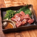 料理メニュー写真&nbsp;牛レバー刺し[加熱食肉製品]