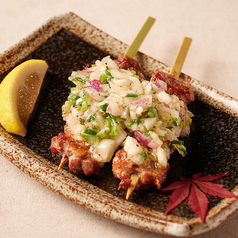 牛ハラミ串のねぎ塩たれ添え(2本)