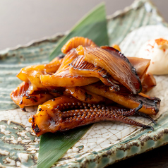 小木港 スルメイカの沖漬け焼き
