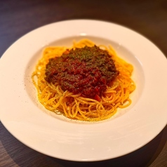 ミートソースパスタ