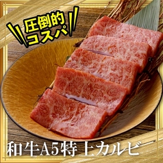 黒毛和牛A5特上カルビ