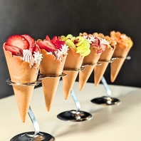 歓送迎会を彩るデザートオプション