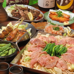 手打ちの焼き鳥だけじゃない！鍋や一品も楽しめるコース