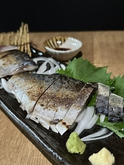 脂がのった炙りしめ鯖