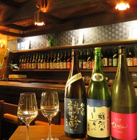 日本酒は常時40種以上！