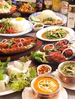 【宴会コースあり♪】インド料理・タイ料理の専門店♪
