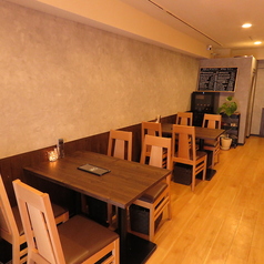 テーブル席は宴会や飲み会などに使いやすいです！江戸川橋、神楽坂で飲み会のできるお店を探されてる方におすすめです！