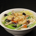 料理メニュー写真&nbsp;海老あんかけスープそば(塩)