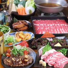 鍋やTAMARI 熊本総本家のコース写真