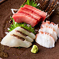料理メニュー写真&nbsp;お造り3種盛り合わせ