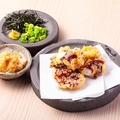 料理メニュー写真&nbsp;たこの天ぷら おろしポン酢