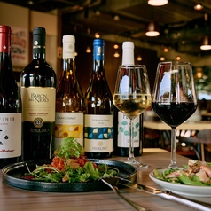 豊富なドリンクの数々！ボトルワインも多種ご用意♪