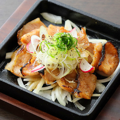 能登豚の豚トロの蜜焼き