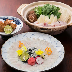 【季節限定】天然活〆とらふぐコース