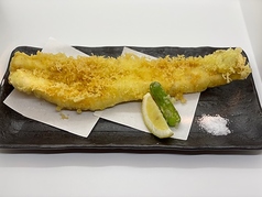 6. 穴子天ぷら一本揚げ(Eel Tempura)