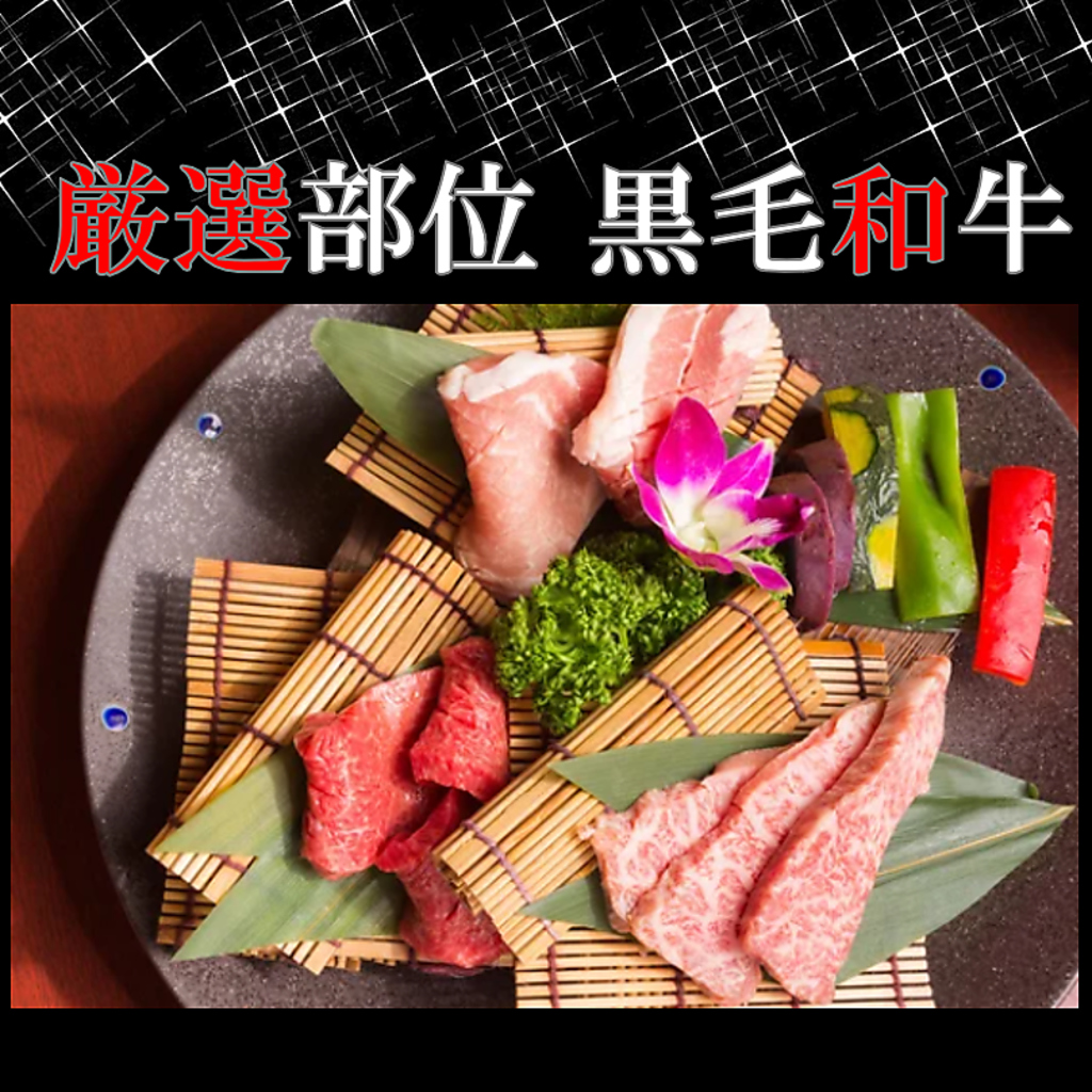 焼肉のジューシーな味わいを堪能！単品飲み放題/飲み放題付コース/インスタフォロー特典有