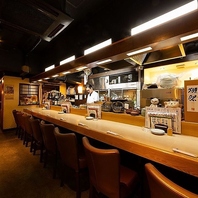 お一人様ごゆっくりカウンター