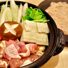 名古屋コーチンのももとつみれ鍋