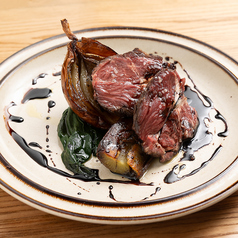 当別町産エゾ鹿肉のロースト～バルサミコソース