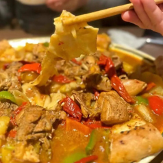 ラグメン（ウイグル風の手打ち麺）の写真