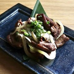 ホルモンの藁焼き