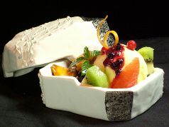 おいもキャラメルとアイスの宝石箱