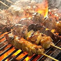 ☆本格炭火焼き☆当店自慢焼き鳥、地鶏の炭火焼！