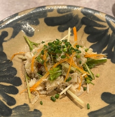センマイ刺身 / ハチノスの味付け