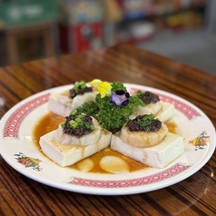 XO醤ホタテ蒸し豆腐