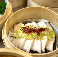 蒸し鶏 ネギ生姜だれせいろ蒸し