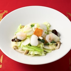 海老と青菜のとろみ塩タン麺