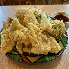 鶏天定食