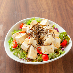 豆腐の和風ごまダレサラダ