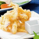 イカの活造りを食べた後のお楽しみ・・・天ぷら・塩焼きにできます。