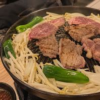 一人一台の焼き台で楽しむ、本格ジンギスカン！