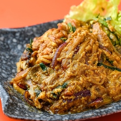 プーパッポンカリー（ソフトシェルクラブの玉子カレー炒め）の写真