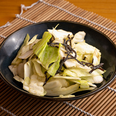 キャベツの塩昆布和え