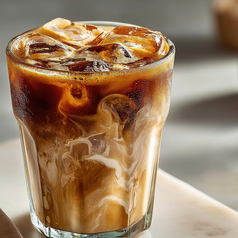 オーガニックアイスカフェオレ