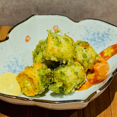 竹輪チーズ磯部揚げ