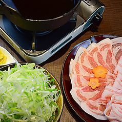 名物ねぎ豚しゃぶ〜おまかせデザートまで味わい尽くす贅沢コース★90分飲み放題付き全7品5000円(税込)の写真