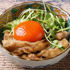 鶏せせり 龍の卵のせ