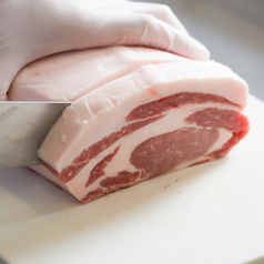 北海道産厚切り豚ロース使用