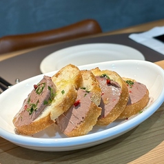 静岡県産美味鶏のレバーパテ バケット付き