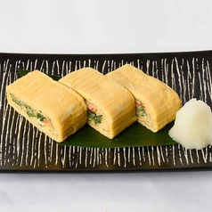 桜海老と小ねぎの出汁巻き玉子