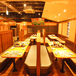 店内はゆったり落ち着いた和の雰囲気です。美味しいお魚を心行くまでご堪能下さいませ