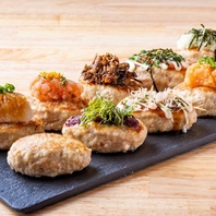 試行を重ねて完成した手仕込みのつくね♪