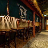 新装デザイナーズ空間。個室も完備