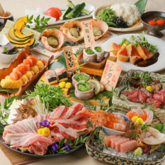 個室 野菜巻き串と焼き鳥 博多巻きんしゃい 梅田茶屋町店のコース写真