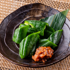 やみつきピーマン肉味噌　