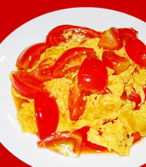 【一品料理】玉子とトマト炒め